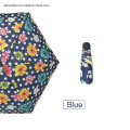 Manual 5 Folding Umbrella Floral Print Mini Pocket Umbrella with Customized